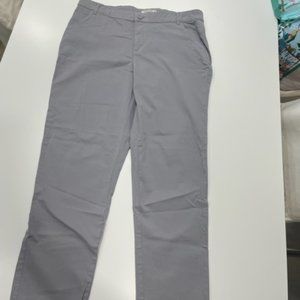 SMART SET Light Gray Cotton Pants Mid-Rise ~ Size 12 with tags